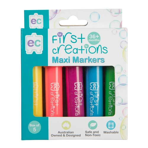 First Creations - Maxi Markers (5 pack)