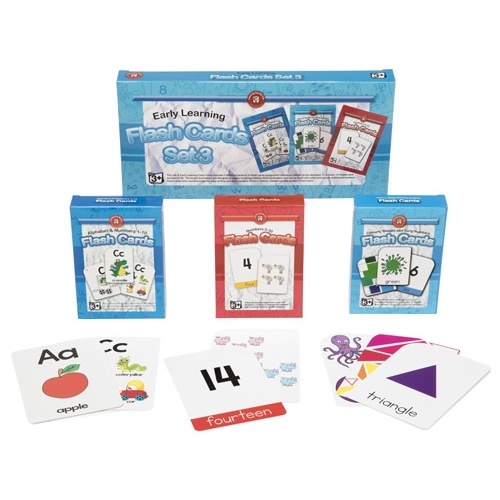 Learning Can Be Fun - Early Learning Flash Cards (set of 3)