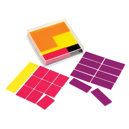Learning Can Be Fun - Fraction Squares (51 pieces)