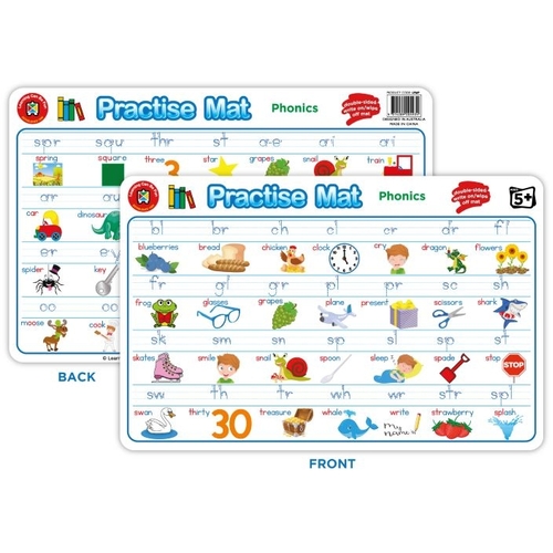 Learning Can Be Fun - Practise Mat - Phonics