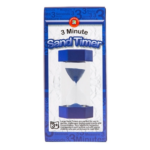 Learning Can Be Fun - Large Sand Timer 3 Minutes