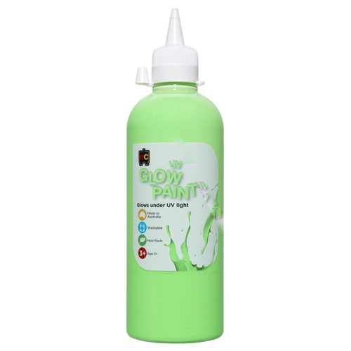 EC - UV Glow Paint 500ml Green