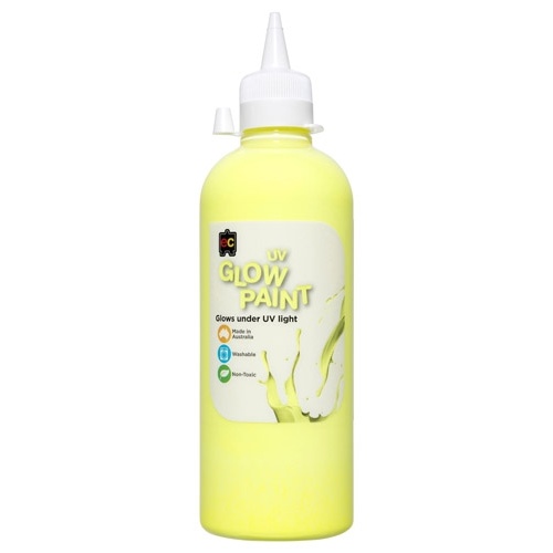 EC - UV Glow Paint 500ml Yellow