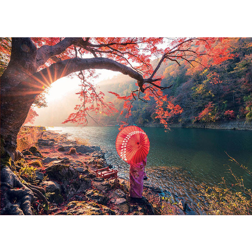Educa - Sunrise In Katsura River, Japan Puzzle 1000pc (DAMAGED BOX)