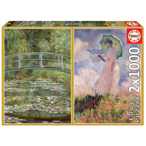 Educa - Claude Monet Puzzle 2 x 1000pc