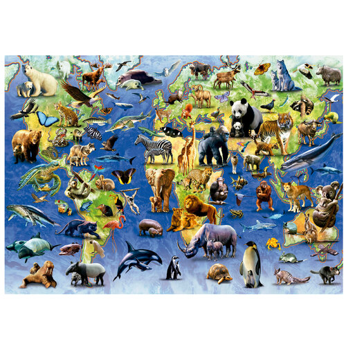 Educa - Endangered Species Puzzle 500pc (DAMAGED BOX)