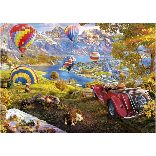 Educa - Hot Air Balloon Valley Puzzle 3000pc