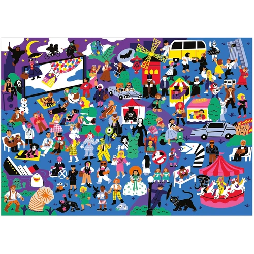 Educa - Puzzleflix - Find 100 Hidden Movies Puzzle 500pc