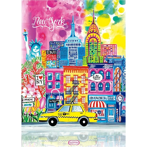 Educa - New York By Car Pintos Puzzle 1000pc