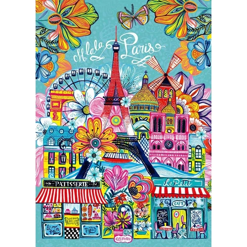 Educa - Paris By Car Pintos Puzzle 1000pc