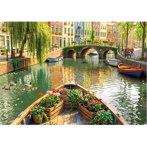Educa - Amsterdam Boat Ride Puzzle 1000pc
