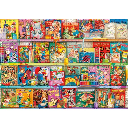 Educa - The Kitschy Funbook Nook Puzzle 1500pc