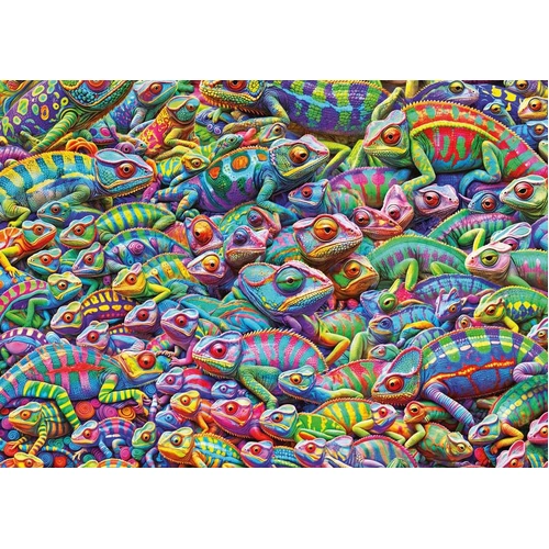 Educa - Chameleon Chaos Puzzle 1000pc