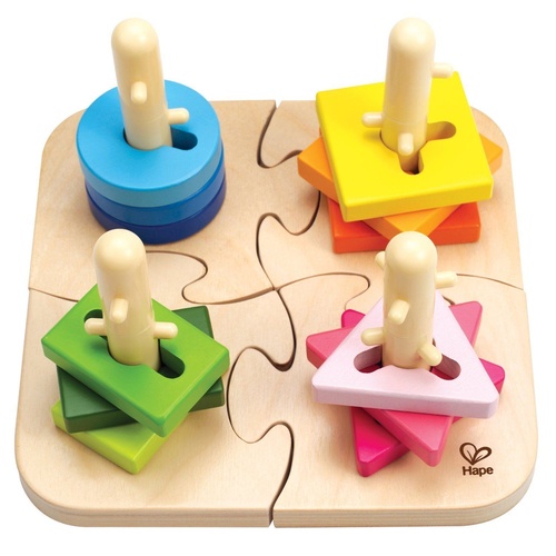 Hape - Creative Peg Puzzle