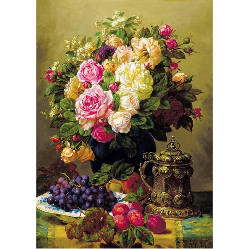 Enjoy - Jean-Baptiste Robie: Still Life with Roses Puzzle 1000pc