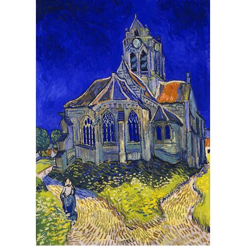 Enjoy - Van Gogh: The Church in Auvers-sur-Oise Puzzle 1000pc