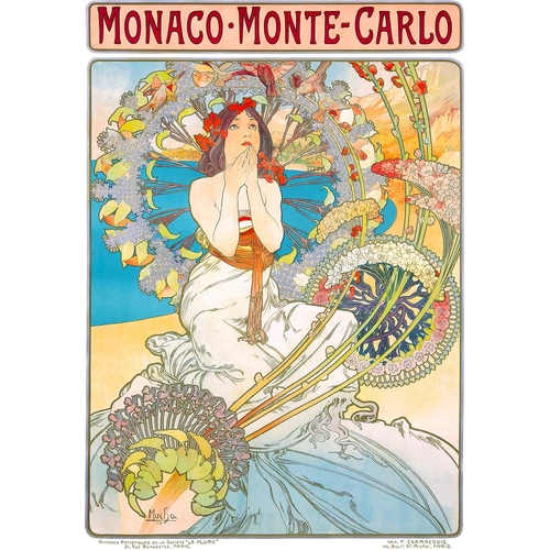 Enjoy - Mucha, Monaco Monte Carlo Puzzle 1000pc