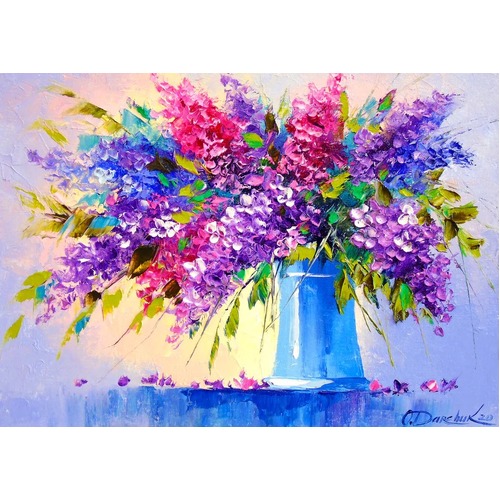Enjoy - Bouquet of Lilacs in a Vase Puzzle 1000pc