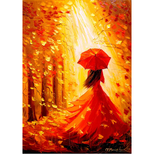 Enjoy - Lady Autumn Puzzle 1000pc