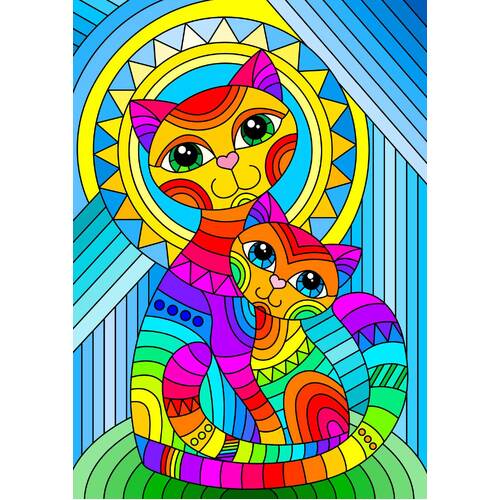 Enjoy - Inseparable Cat and Kitten Puzzle 1000pc