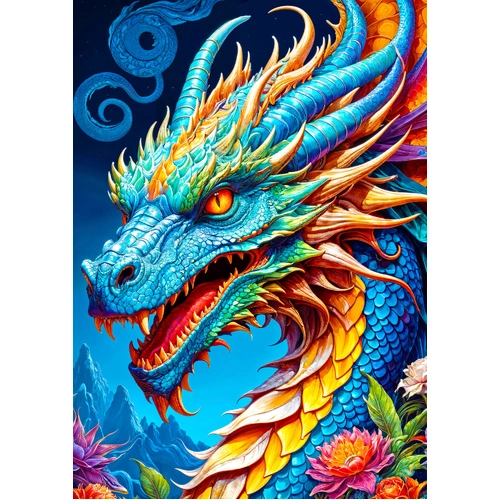Enjoy - Blue Dragon Puzzle 1000pc
