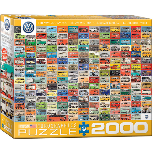 Eurographics - VW Groovy Bus Puzzle 2000pc