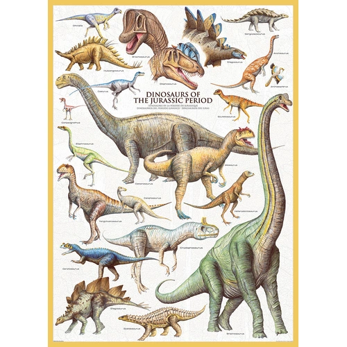 Eurographics - Dinosaurs Jurassic Period Puzzle 1000pc