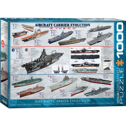Eurographics - Aircraft Carrier Evolution Puzzle 1000pc