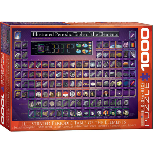 Eurographics - The Illustrated Periodic Table of the Elements Puzzle 1000pc