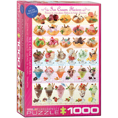 Eurographics - Ice Cream Flavours Puzzle 1000pc