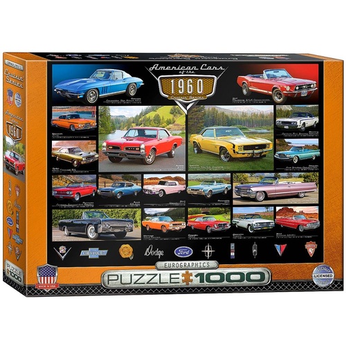 Eurographics - Crusin's Classics 1960's Puzzle 1000pce