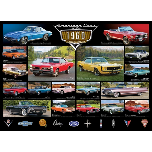 Eurographics - Crusin's Classics 1960's Puzzle 1000pce