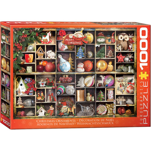 Eurographics - Christmas Ornaments Puzzle 1000pc