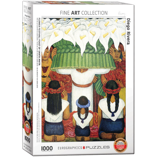 Eurographics - Flower Festival Feast of Saint Anita Puzzle 1000pc