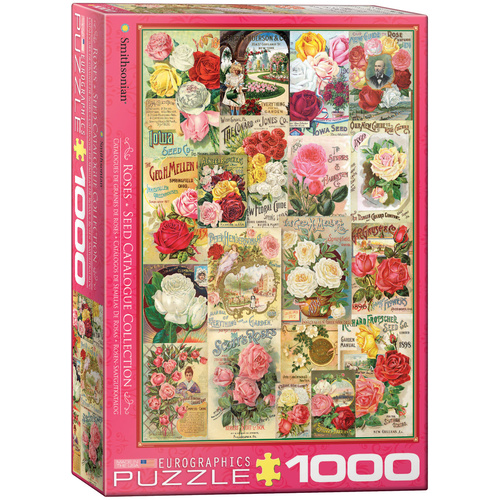 Eurographics - Rose Seed Catalogue Covers Puzzle 1000pc