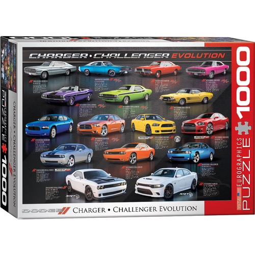 Eurographics - Dodge Charger/Challenger Evolution Puzzle 1000pc