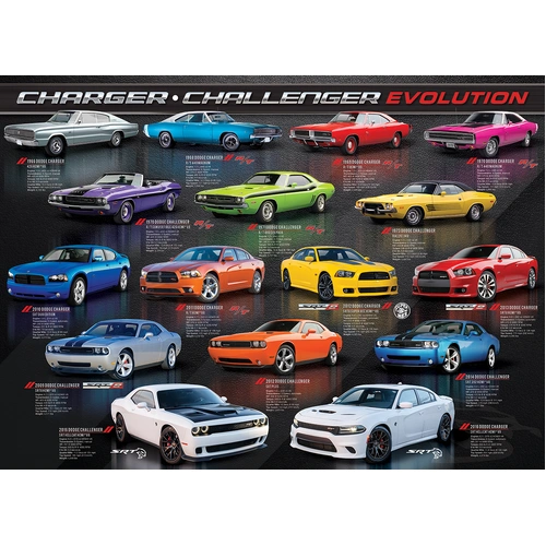 Eurographics - Dodge Charger/Challenger Evolution Puzzle 1000pc