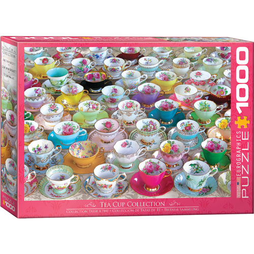 Eurographics - Tea Cup Collection Puzzle 1000pc