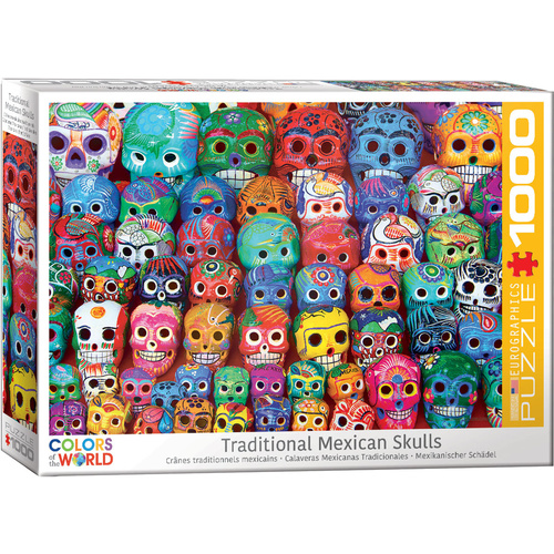 Eurographics - Traditional Mexican Skulls Puzzle 1000pc