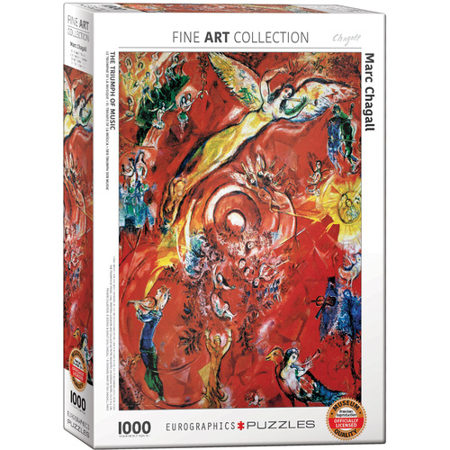 Eurographics - Chagall, Triumph of Music Puzzle 1000pc