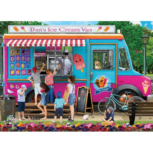Eurographics - Dan's Ice Cream Van Puzzle 1000pc