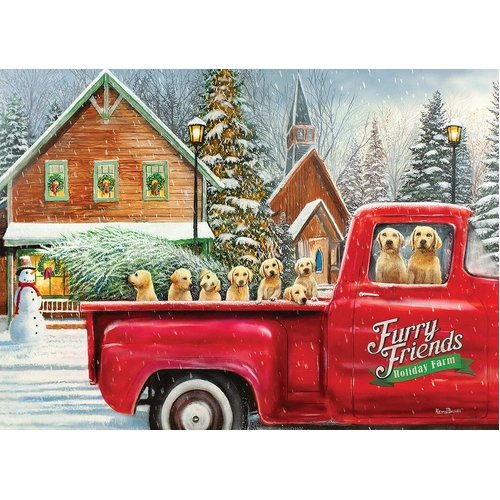 Eurographics - Furry Friends Holiday Farm Puzzle 1000pc