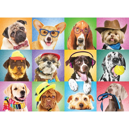 Eurographics - Silly Dogs Large Piece Puzzle 300pc