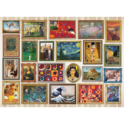 Eurographics - Masterpieces Collage Puzzle 1000pc