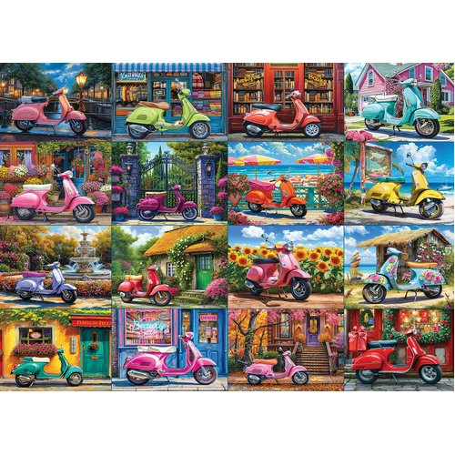 Eurographics - 16 Scooters Puzzle 1000pc