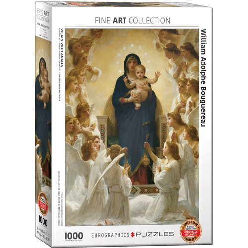 Eurographics - Virgin with Angels Puzzle 1000pc