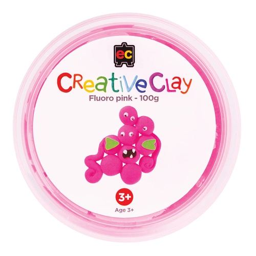 EC - CreativeClay - Fluro Pink 100g