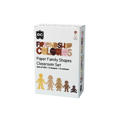 EC - Friendship Colour Paper Family Shapes 150pc