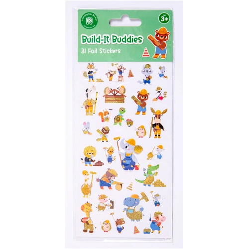 Learning Can Be Fun - Build-It Buddies - Foil Sticker Set