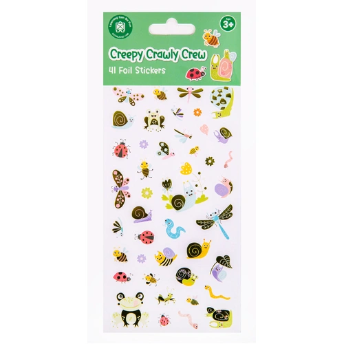 Learning Can Be Fun - Creepy Crawly Crew - Foil Sticker Set